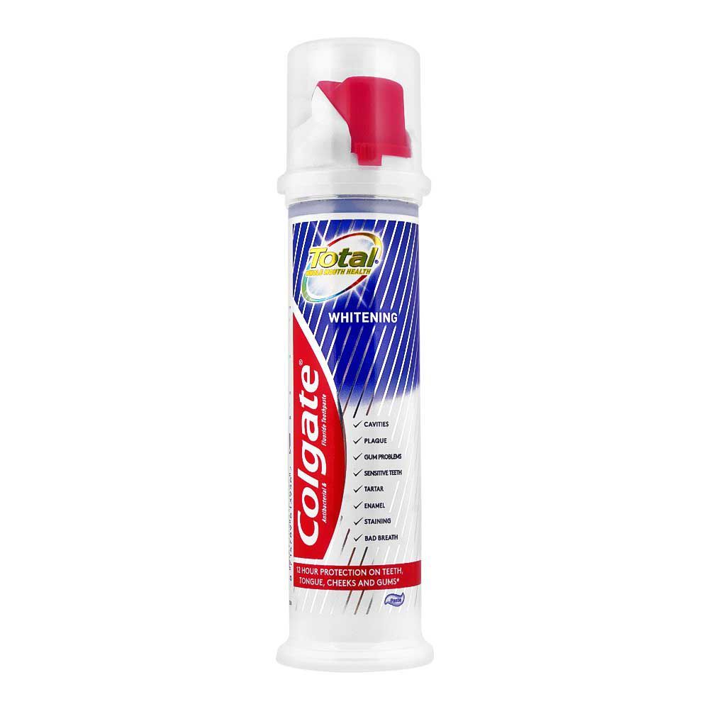 Colgate Total Whitening  Toothpaste Pump, 100ml