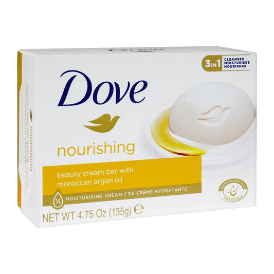 Dove Nourishing Soap With Moroccan Argan Oil 135g