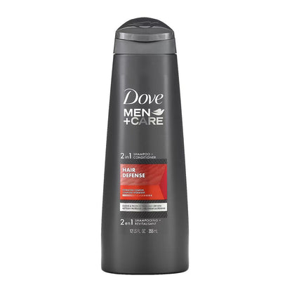 Dove Men+ Care Hair Defense 2-In-1 Shampoo + Conditioner 355ml