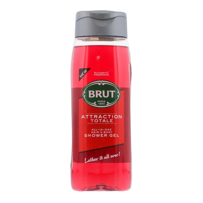 Brut Attraction Total All-In-One  Shower Gel, 500ml