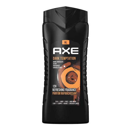 Axe Body Wash Dark Temptation Dark 3-In-1 400ml
