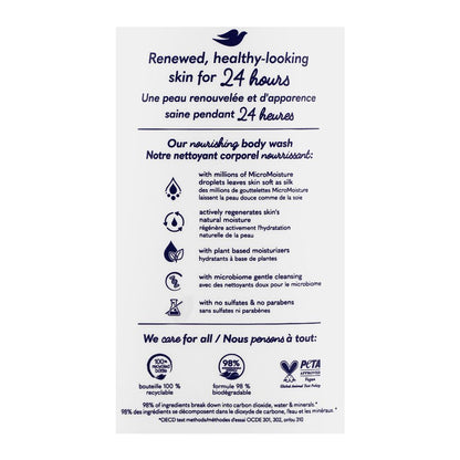 Dove Deep Moisture Nourishes The Daries Skin 24HR Micro Moisture Body Wash 591ml