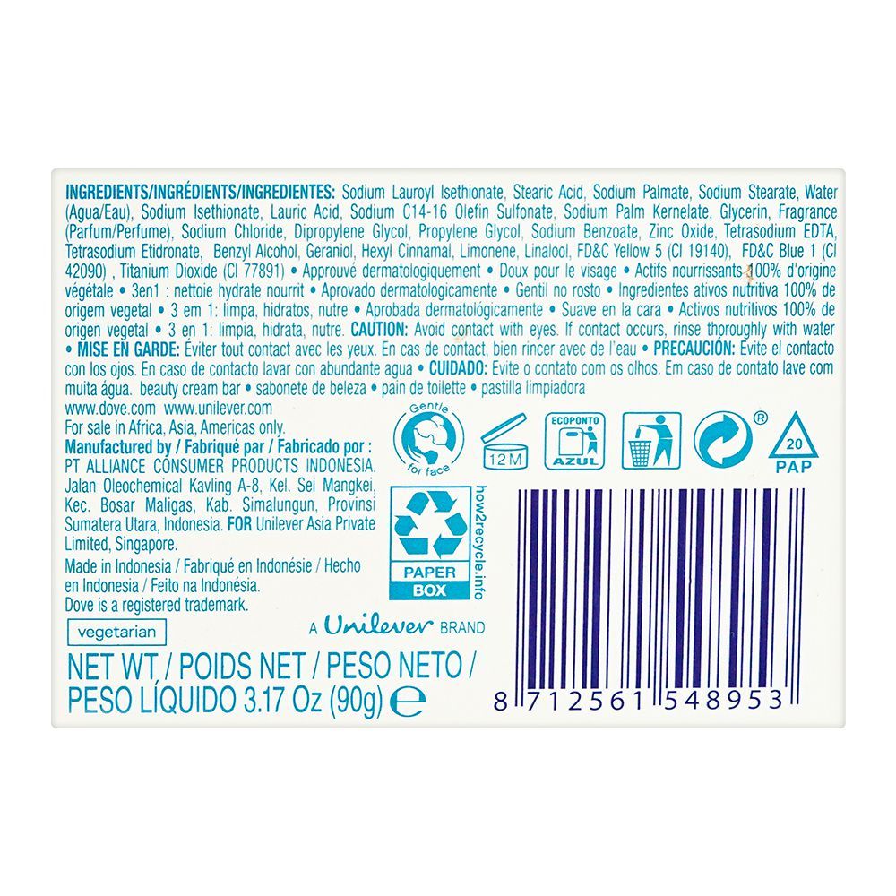 Dove Restoring Beauty Cream Bar With Blue Fig & Orange Blossom 90g