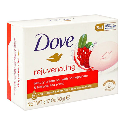 Dove Rejuvenating Beauty Cream Bar With Pomegranate & Hibiscus Tea 90g