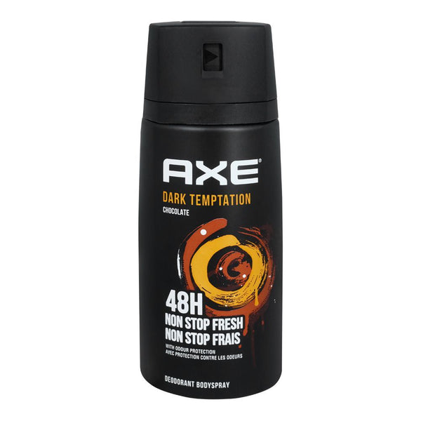 Axe Deodorant Body Spray, For Men Dark Temptation Chocolate 150ml