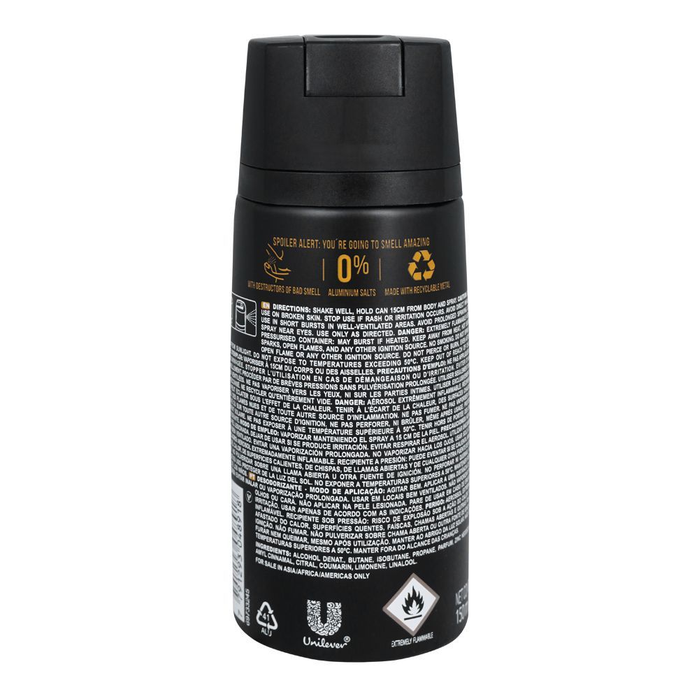 Axe Deodorant Body Spray, For Men Dark Temptation Chocolate 150ml