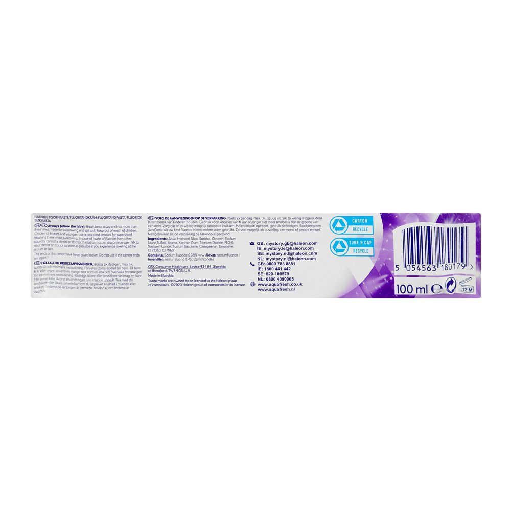 Aquafresh Tooth Paste Active White  100ml