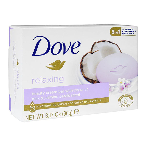 Dove Relaxing Soap With Coconut Milk & Jasmine Petals Scent 90g