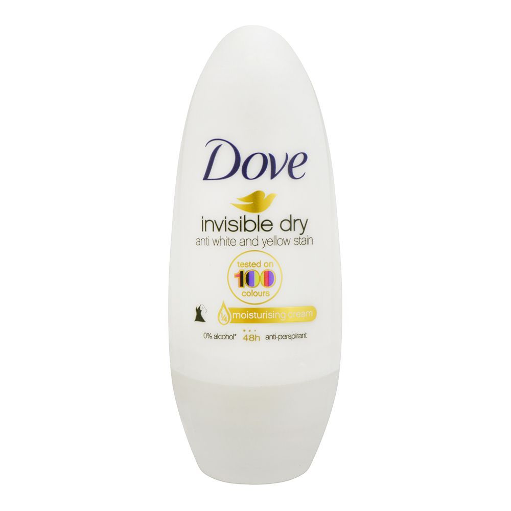 Dove Invisible Dry Anti White And Yellow Roll On For Women 40ml
