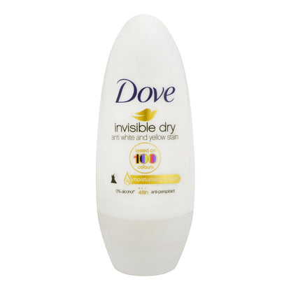 Dove Invisible Dry Anti White And Yellow Roll On For Women 40ml