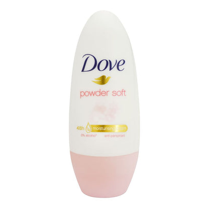 Dove Powder Soft 48 Hour Anti-Perspirant Deodorant Roll On For Women 40ml