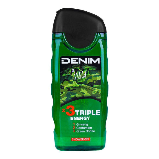 Denim Wild Triple Energy Shower Gel 250ml