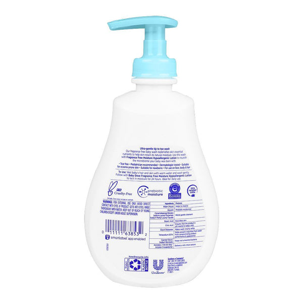 Dove Baby Sensitive Skin Care Hypoallergic Wash Parabens Free 384ml