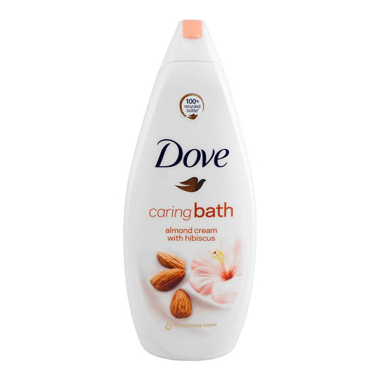 Dove Caring Bath Almond Cream With Hibiscus Body Wash 750m