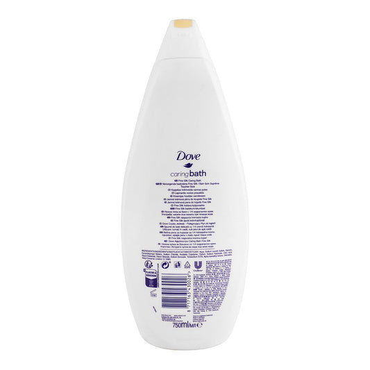 Dove Caring Bath Fine Silk Body Wash 750ml