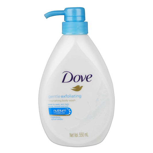 Dove Gentle Exfoliating Nourishing Body Wash Pump 550ml