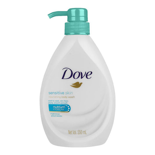 Dove Sensitive Skin Nourishing Body Wash Pump 550ml