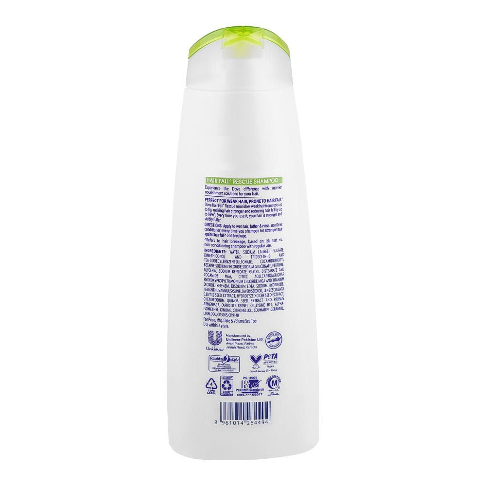 Dove Hair Fall Rescue Bio Protein Care Shampoo For Weak Hair 360ml