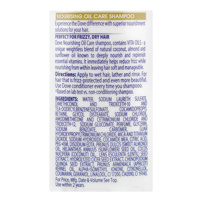 Dove Damage Therapy Nourishing Oil Bio-Protein Care Shampoo For Dry Hair 360ml
