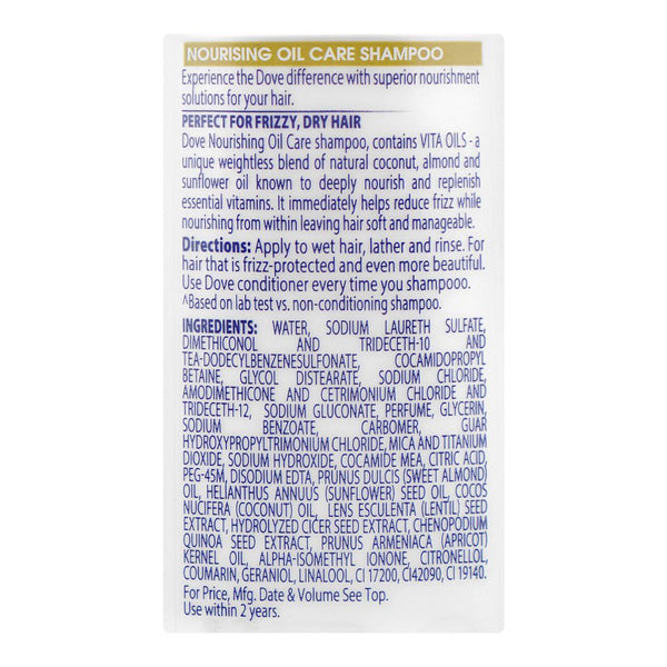 Dove Damage Therapy Nourishing Oil Bio-Protein Care Shampoo For Dry Hair 360ml