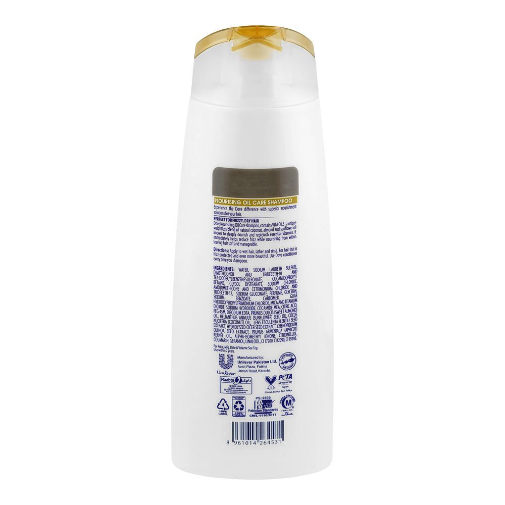 Dove Damage Therapy Nourishing Oil Bio-Protein Care Shampoo For Dry Hair 175ml