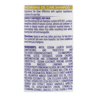 Dove Damage Therapy Nourishing Oil Bio-Protein Care Shampoo For Dry Hair 175ml