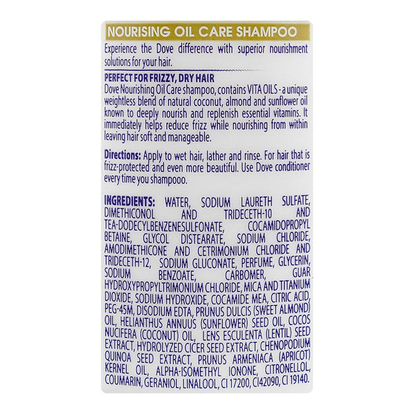 Dove Damage Therapy Nourishing Oil Bio-Protein Care Shampoo For Dry Hair 175ml