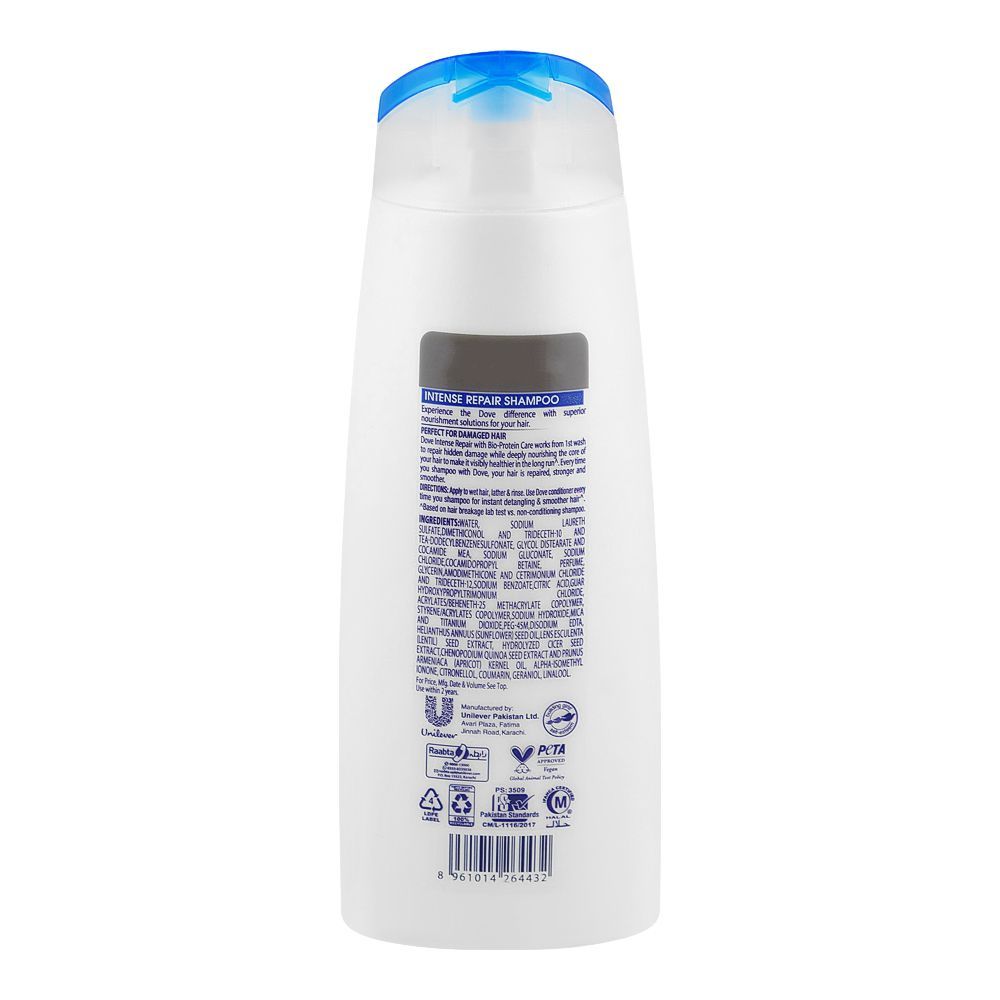 Dove Damage Therapy Intense Repair Bio-Protein Care Shampoo For Damaged Hair 175ml