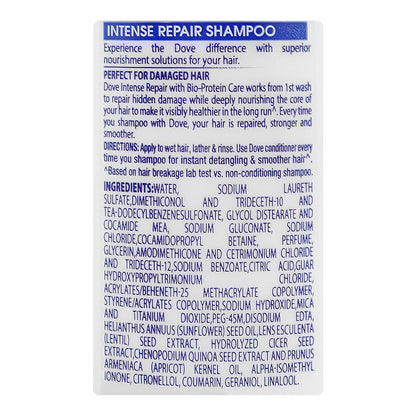 Dove Damage Therapy Intense Repair Bio-Protein Care Shampoo For Damaged Hair 175ml