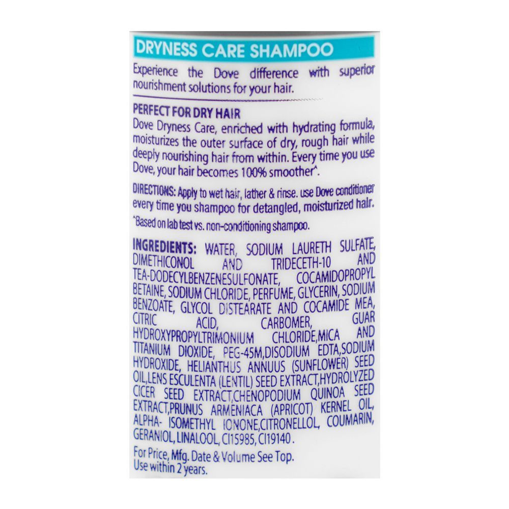Dove Damage Therapy Dryness Care Shampoo with Bio-Protein 175ml