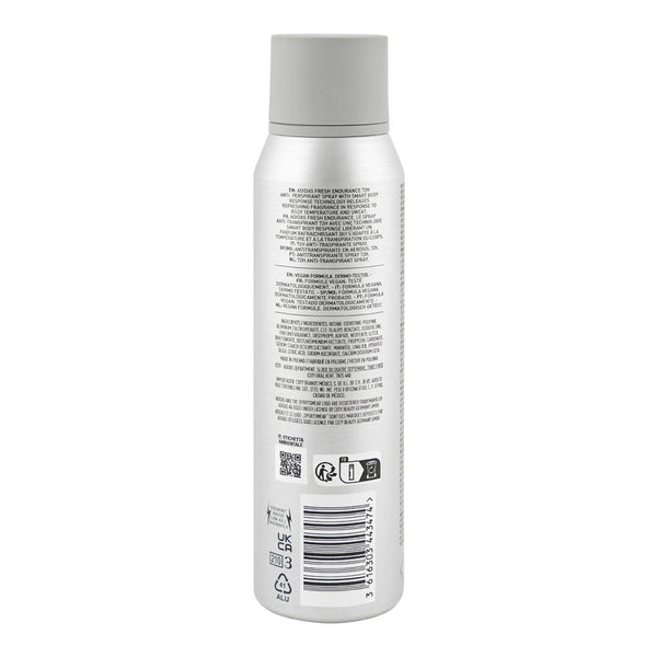 Adidas Deodorant Body Spray Fresh Endurance For Men 150ml