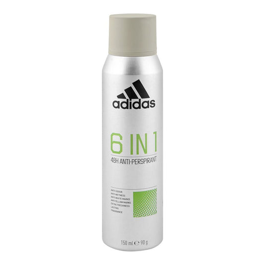 Adidas 6in1 Deodorant Body Spray, For Men 150ml