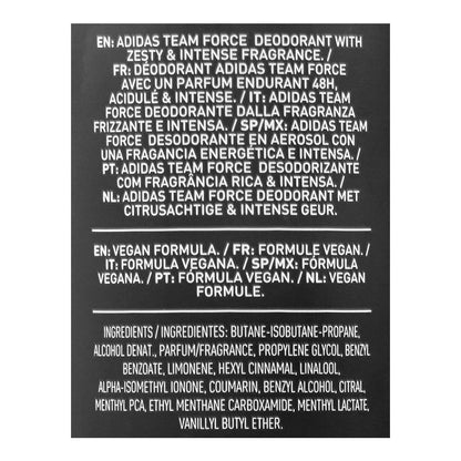 Adidas Deodorant Body Spray Team Force For Men 150ml