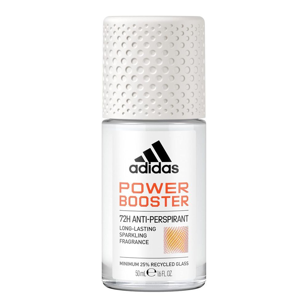 Adidas  Deodorant Roll On Power Booster For Women, 50ml