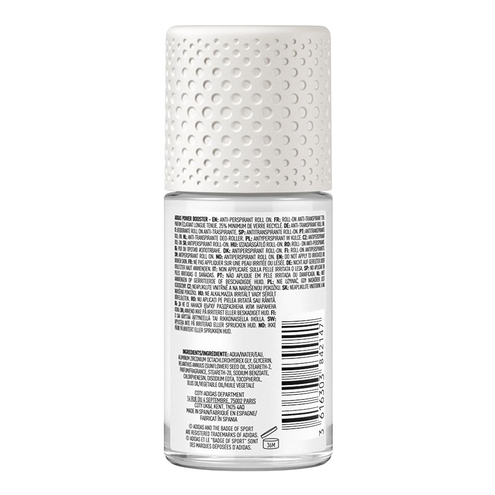 Adidas  Deodorant Roll On Power Booster For Women, 50ml