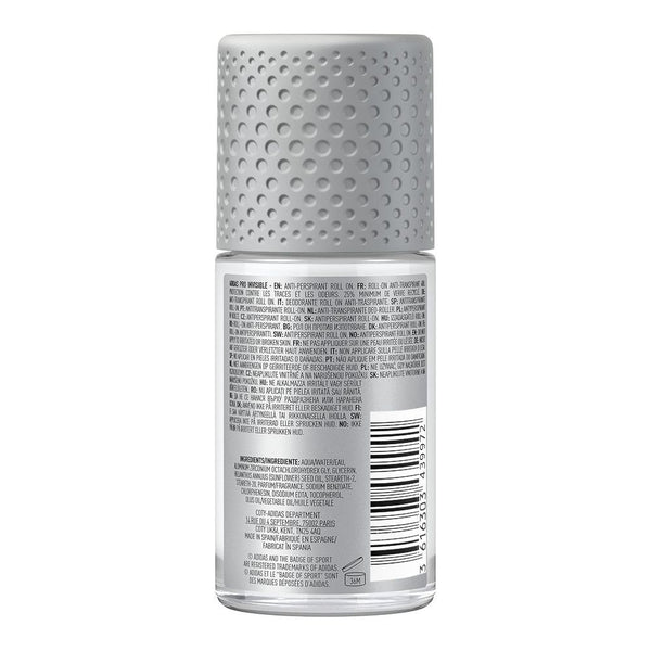 Adidas Deodorant Roll On Pro Invisible For Men 50ml