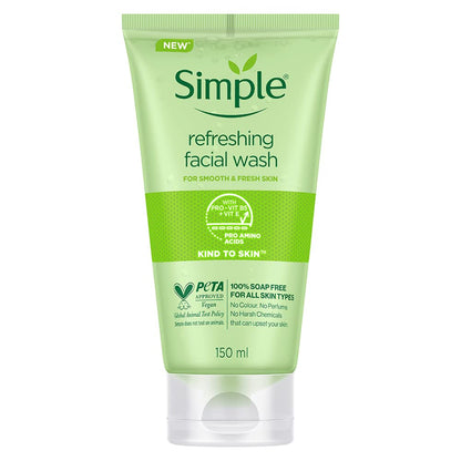 Simple Refreshing Facial Wash Gel 150 ml