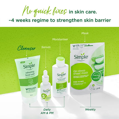 Simple Refreshing Facial Wash Gel 150 ml