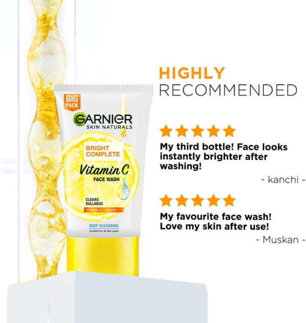 Garnier Bright Complete Vitamine C Face Wash 100 ml