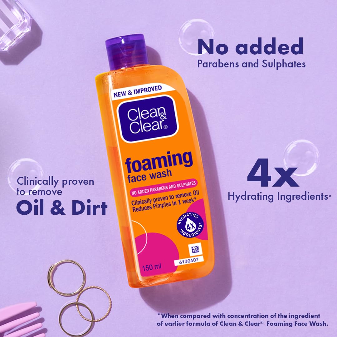Clean & Clear Foaming Facewash 50 ml