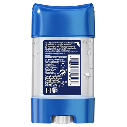 Gillette Antiperspirant Gel Cool Wave 70 ml