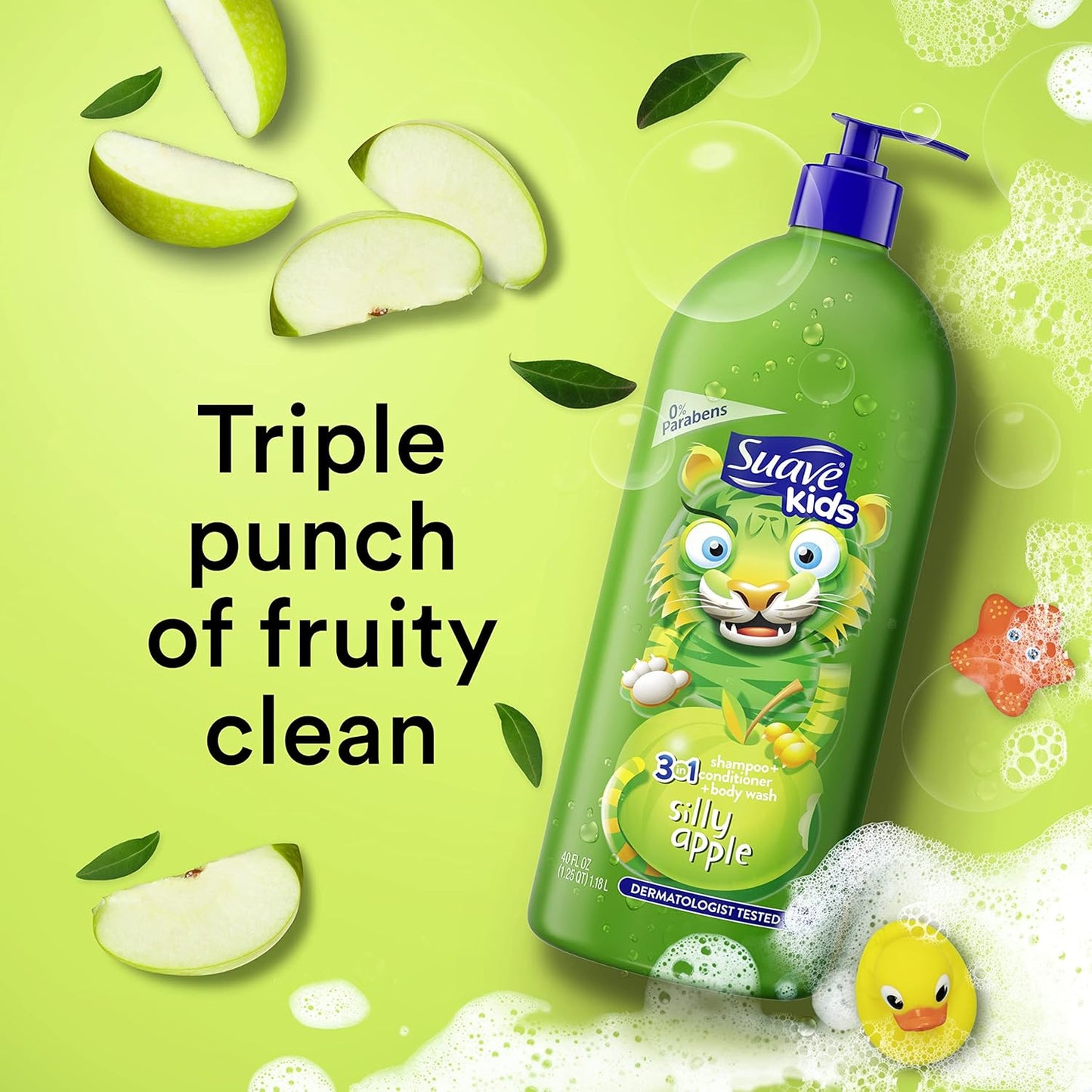 Suave Kids Silly Apple 3-in-1 Shampoo 532 ml
