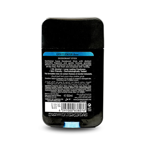 Yardley Deodorant Stick Suave 50 ml