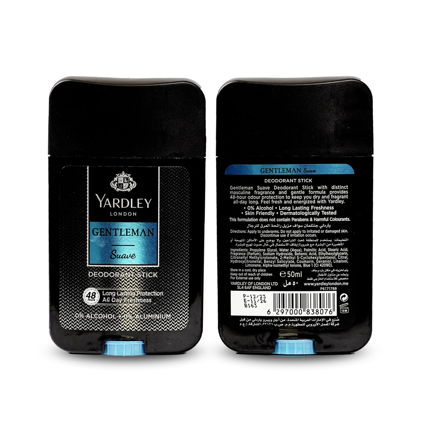 Yardley Deodorant Stick Suave 50 ml