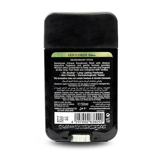 Yardley Deodorant Stick Urbane 50 ml