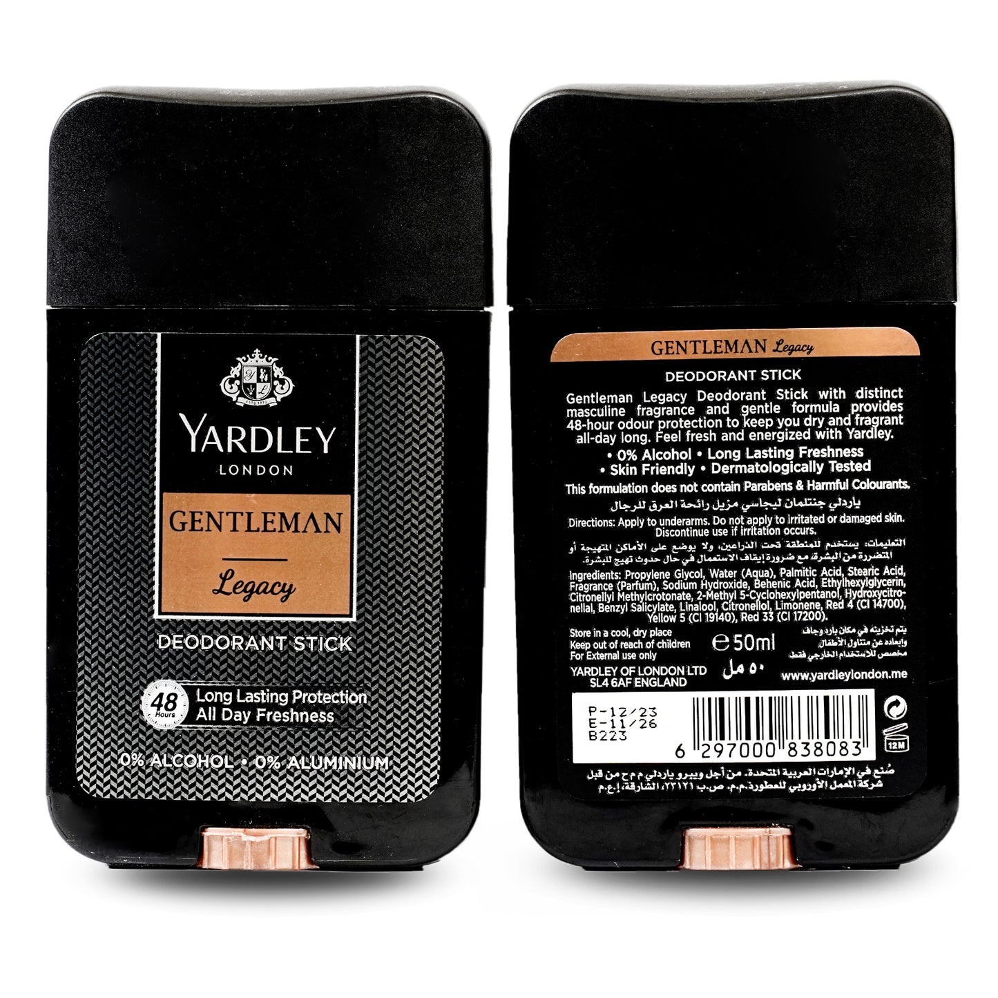 Yardley Deodorant Stick Lagacy 50 ml