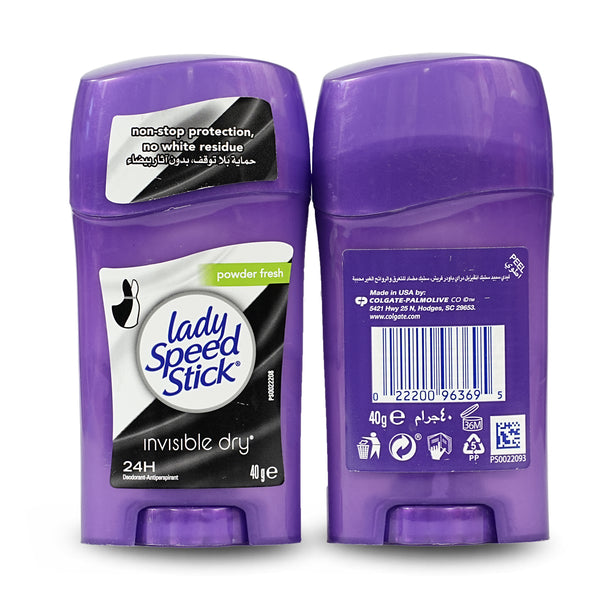 Lady Speed Deodorant Stick Invisible Dry 40 gm
