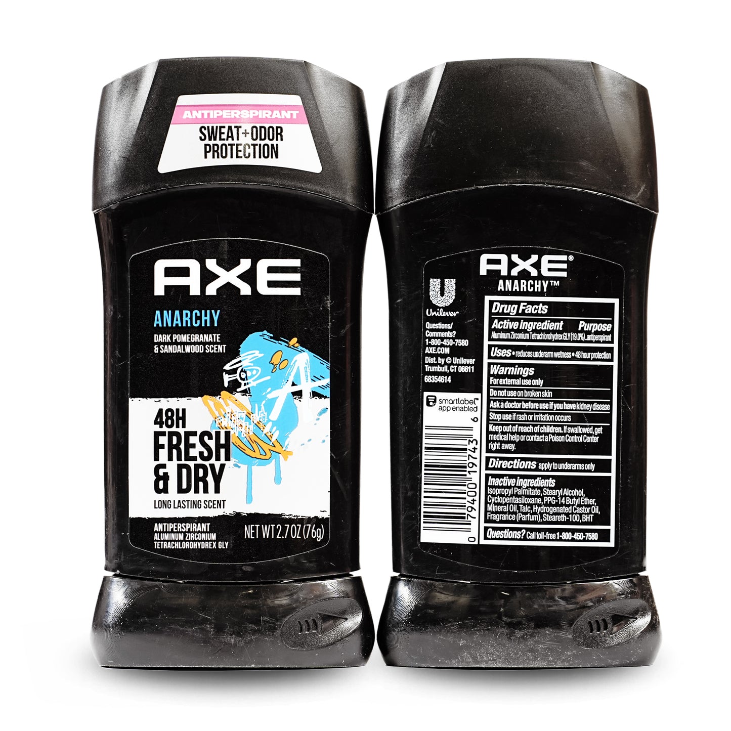 Axe Deodorant Stick Anarchy 76 gm