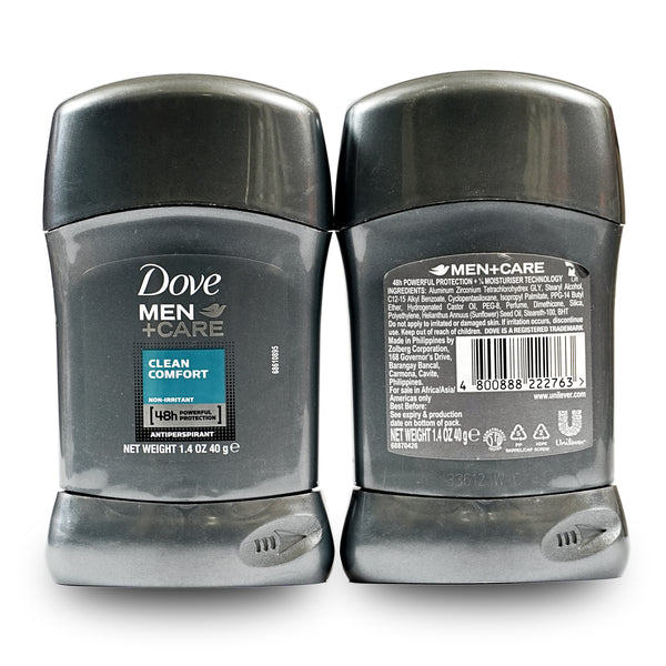 Dove Men Deodorant Stick Clean Comfort 40 g