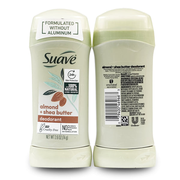Suave Deodorant Stick Almond+Shea Butter 74 gm